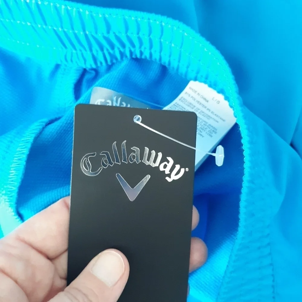 Callaway Performance Pants Blue Stretch Waist